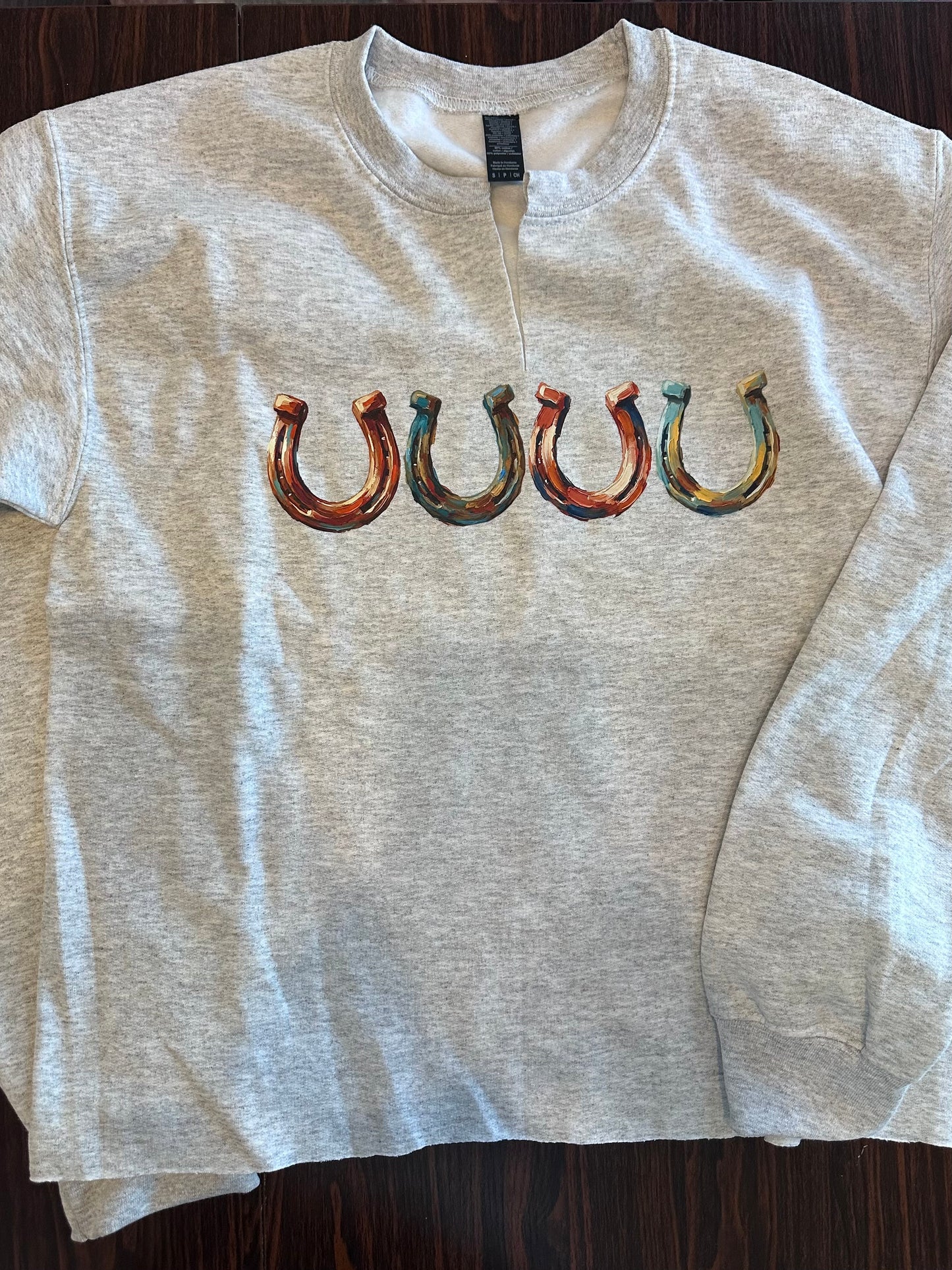 Lucky Horseshoe Ash Sweatshirt
