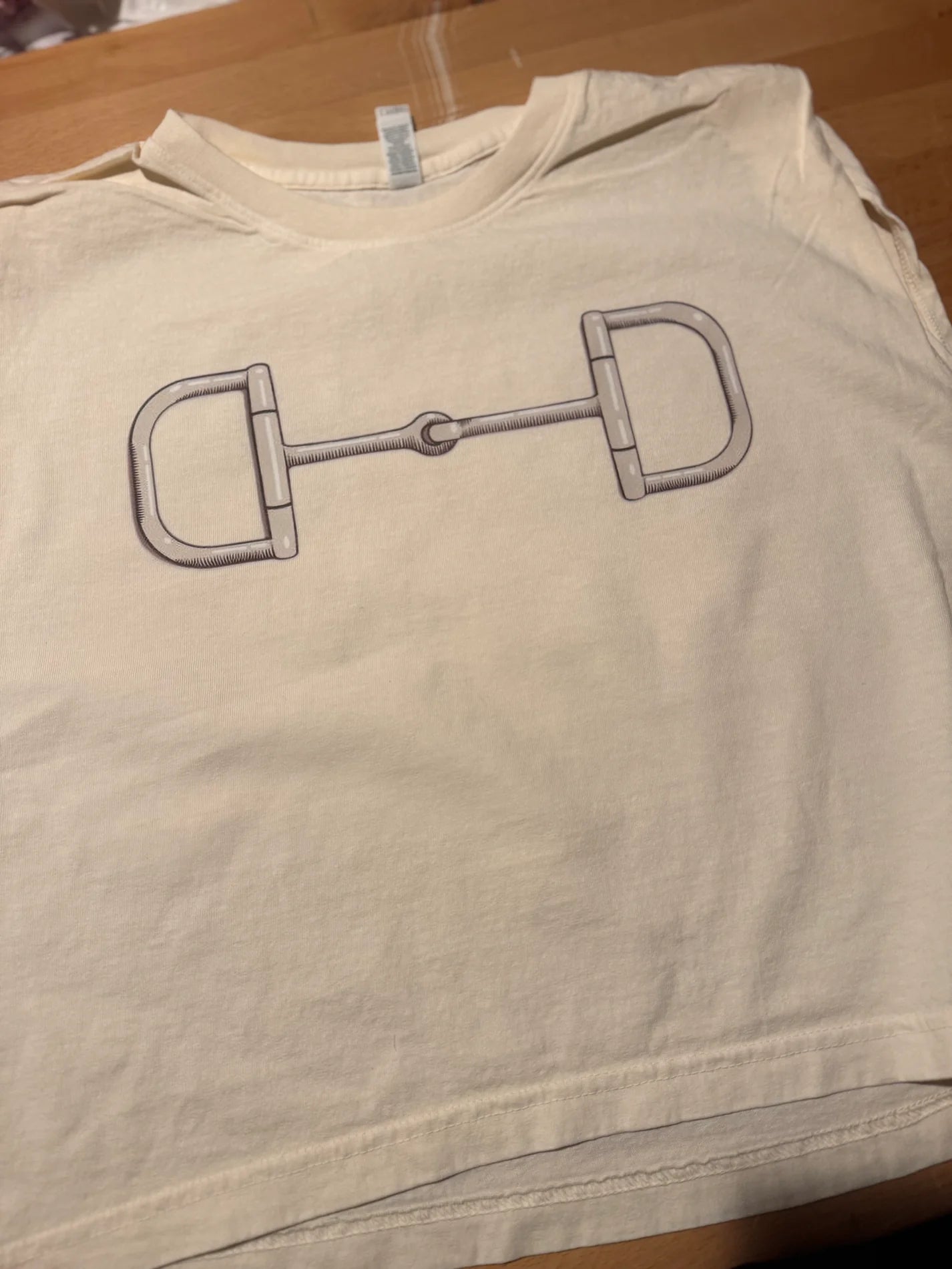 Bit Muscle Tank in Cream