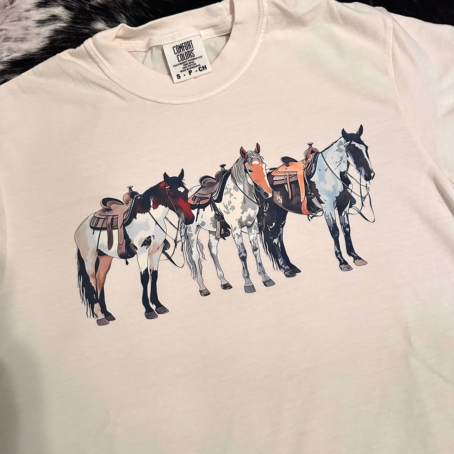Western Saddle Horse Tee