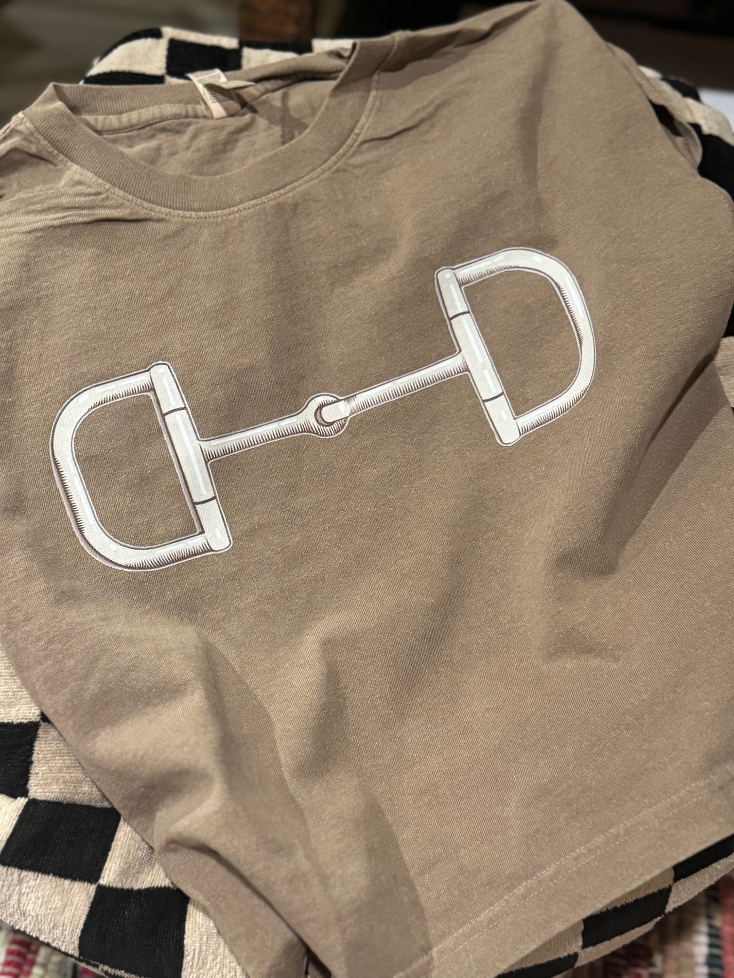 Bit Muscle Tank in Faded Brown