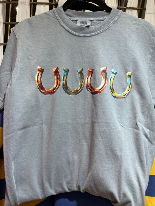 Lucky Horseshoe Granite Tee