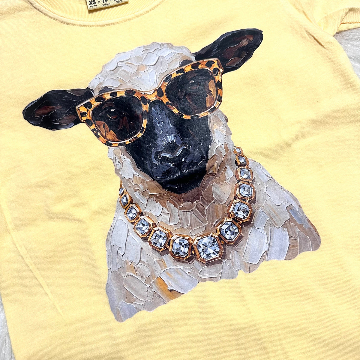 Youth Glam Sheep Butter Tee