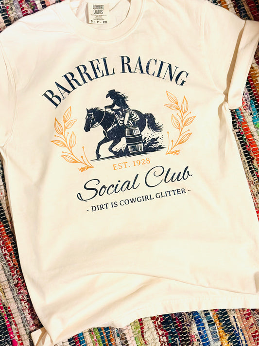 Barrel Racing Social Club Tee