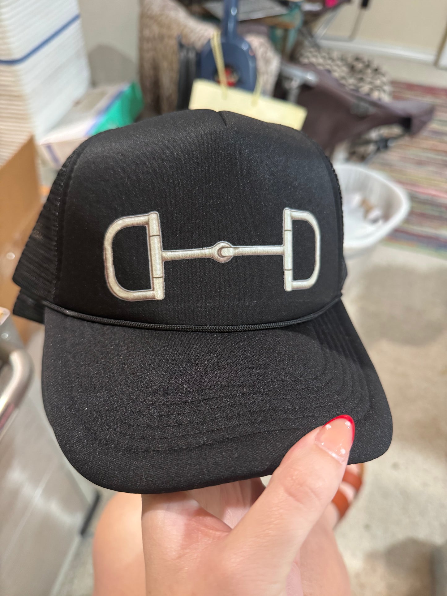 Bit Trucker Cap Black- LF