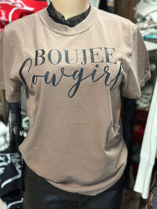 Espresso Boujee Cowgirl Tee