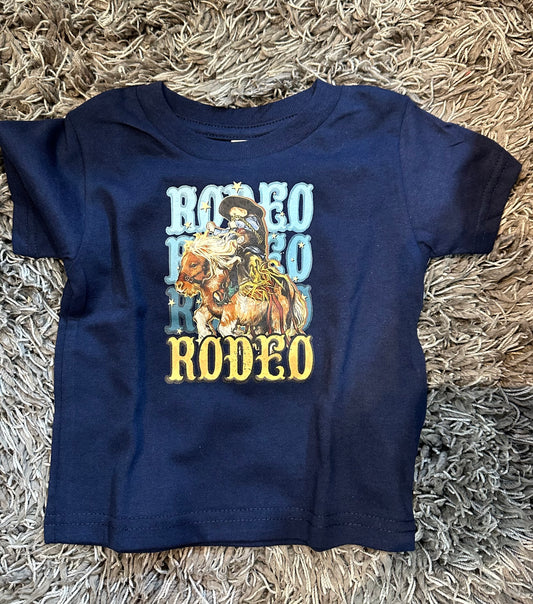 Rodeo, Rodeo, Rodeo Navy Toddler Tee