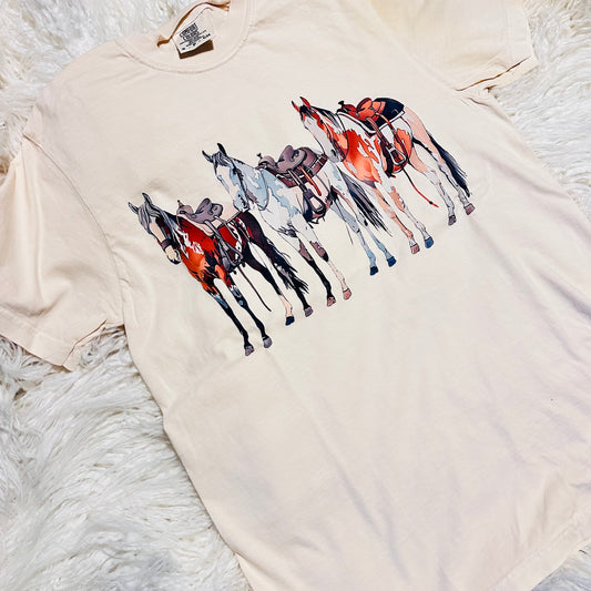 Western Paint Horses Tee