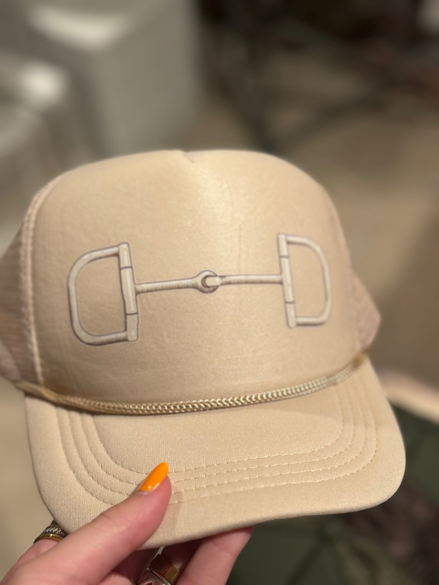 Bit Trucker Cap Tan on Tan- LF