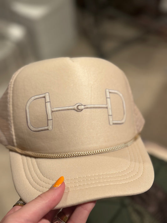 Bit Trucker Cap Tan on Tan- LF