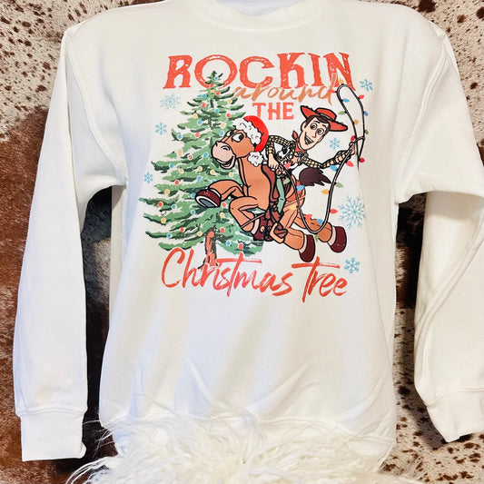 Youth Rockin Around the Tree Sweatshirt